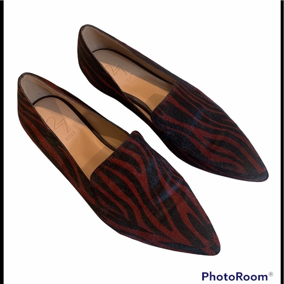 27 Edit by Naturalizer Cowhair Loafer, Sz 6 - Picture 6 of 10